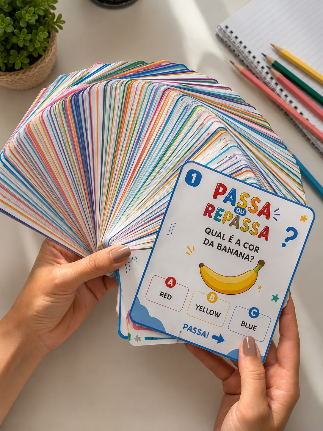 Baralho completo do kit Passa ou Repassa